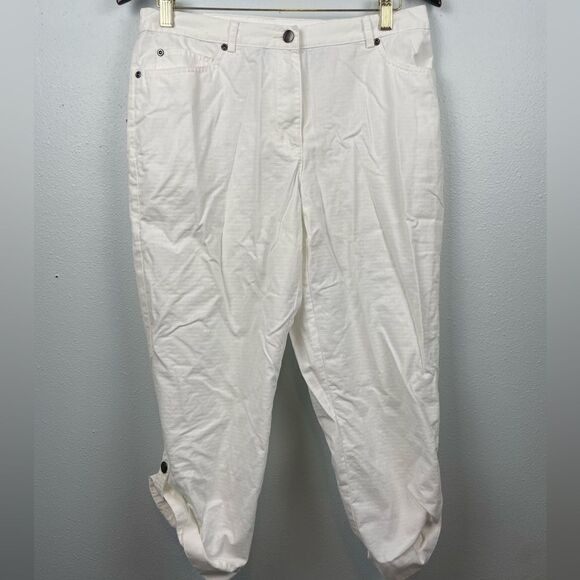 NWOT Lara Lane Crop Pants Size 10 - Picture 1 of 6